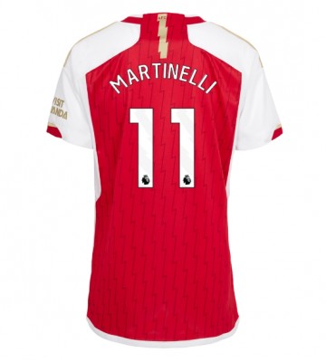 Arsenal Gabriel Martinelli #11 Hjemmebanetrøje Dame 2023-24 Kort ærmer